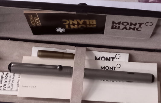 Montblanc Turbo Fountain Pen With original Box and Doc's.