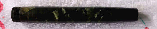 The DURO Pen Conway Stewart London Black/Green Marble Fountain Pen Barrel Only