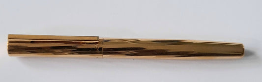 Waterman's France Lady Gold plated Fountain Pen 18 ct Gold Nib.