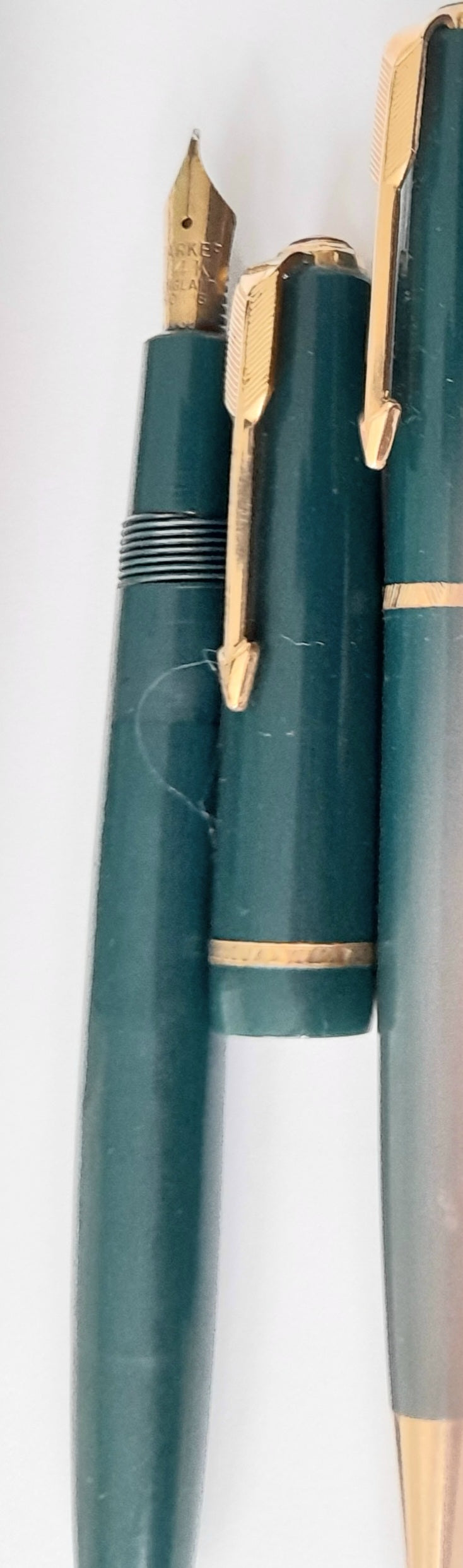 Parker Junior Fountain Pen  and Pencil Green body