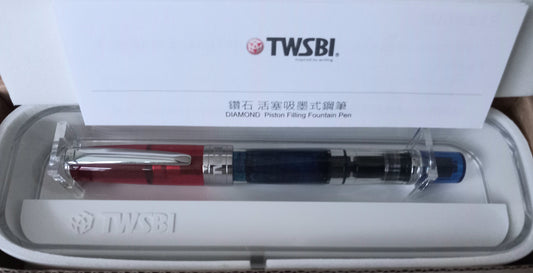 TWSBI Diamond Piston Filling Fountain Pen.