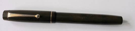 Stephen's LeverFil No.106 Black Chased Rubber  Fountain Pen 1930