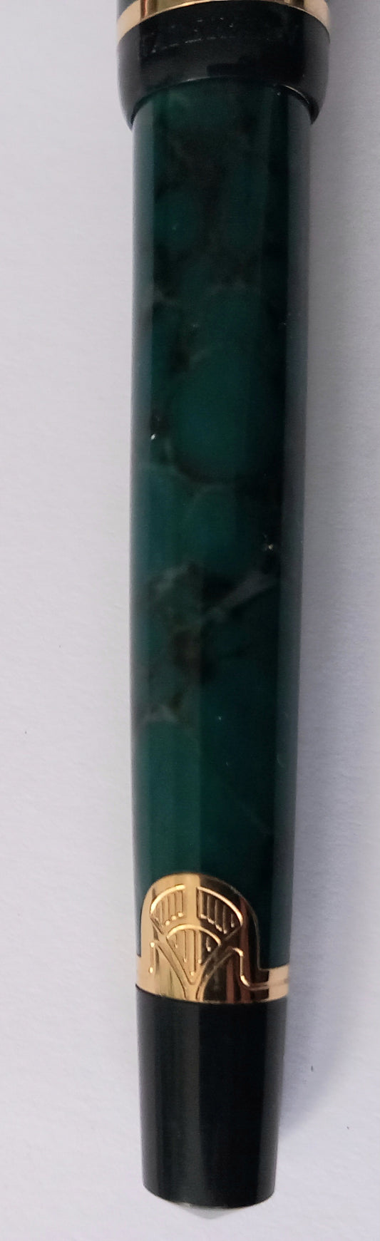 Waterman's France Malachite Finish Fountain Pen.