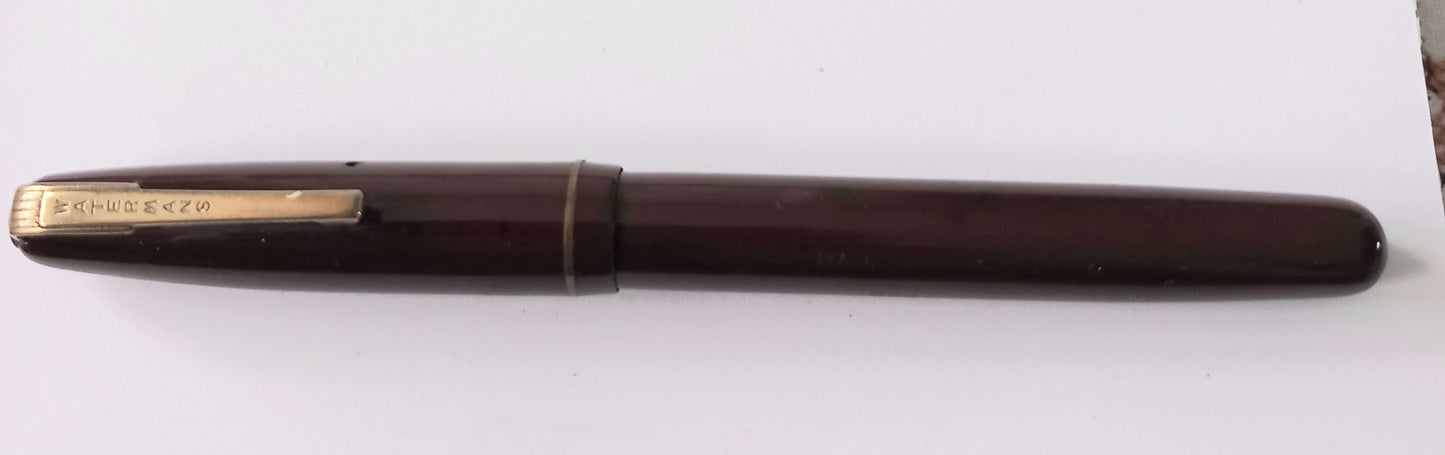 Waterman's 502 Brown Body Fountain Pen.